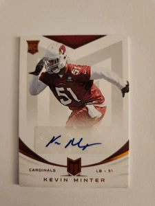 2013 Panini Momentum - Kevin Minter #154 Rookie Signatures Silver /199 (AU, RC) - Picture 1 of 2
