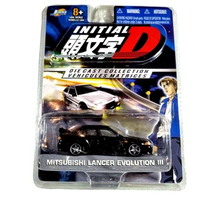 Initial D JADA Toys Mitsubishi Lancer Evolution III (Evo 3) 2004 Diecast 1:64 - Imagen 1 de 6