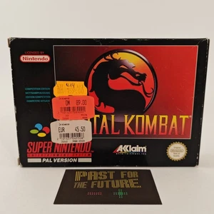 SNES Super Nintendo Mortal Kombat OVP CIB PAL - Bild 1 von 16