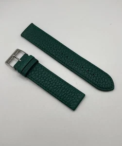 CINTURINO OROLOGIO CONDOR VERA PELLE VERDE 20MM 348R11 - Foto 1 di 2