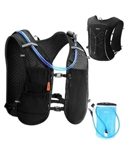 Running Hydration Vest Backpack, Lightweight Breathable Pack with 2L Water - Picture 1 of 7