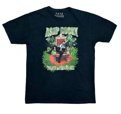 A$AP Rocky Tour T-Shirt Pretty Mutha Fuc*er 2010 adult Large.  Concert T RAP - Image 1 of 2