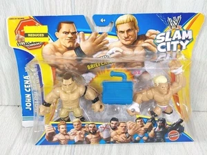 WWE Slam City John Cena & Dolph Zigger Action Figure Stretch Technology NEW - Picture 1 of 7