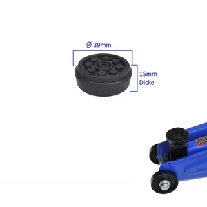 Gummiauflage 39mm für Wagenheber Gummiblock Gummiklotz Rangierwagenheber Gummi - Bild 1 von 4