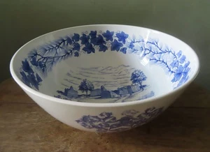 Wedgwood Bowdoin College 12 1/2" Sesquicentennial 1794-1944 Punch Bowl - Mint - Picture 1 of 10