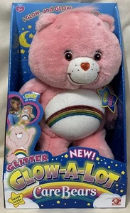 Care Bears Cheer Bear - Brillo Brillo Brillo - Lote - NUEVO 2006 12" Peluche Rosa - Imagen 1 de 7