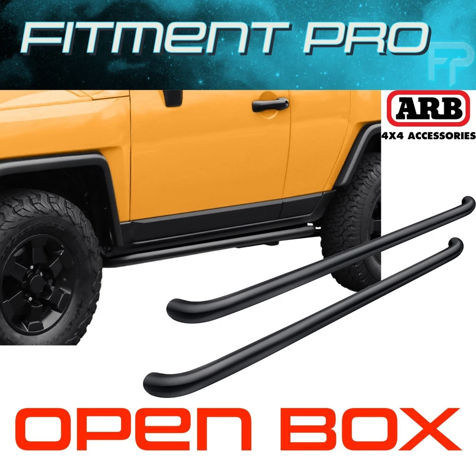 Juego de deslizadores de rieles basculantes ARB Deluxe negro para 07-14 Toyota FJ Cruiser 4420100 Foto 1 de 4