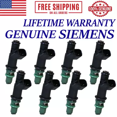 NEW Set of 8 GENUINE SIEMENS Fuel Injectors For 2000 Ford Thunderbird 3.9L V8 - Image 1 of 2