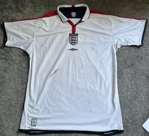 John Terry Hand Signed England 04 Home Football Shirt with AFTAL COA | Authentic - Picture 1 of 9