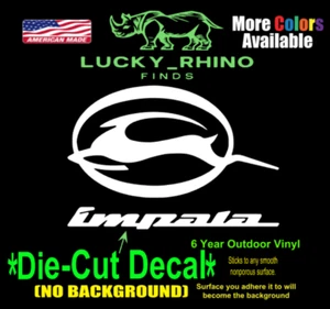 Impala Chevy Chevrolet Car Truck Window Vinyl Decal Bumper Sticker ss - Picture 1 of 3