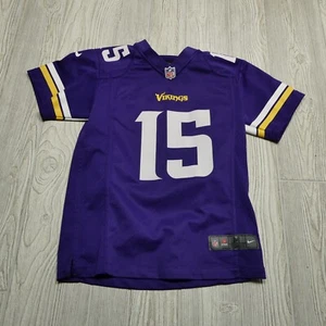 Nike On Field Jersey Size Youth M 10/12 Greg Jennings 15 Minnesota Vikings NFL - Picture 1 of 9
