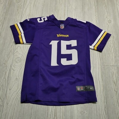 Nike On Field Jersey Size Youth M 10/12 Greg Jennings 15 Minnesota Vikings  NFL - Image 1 of 4