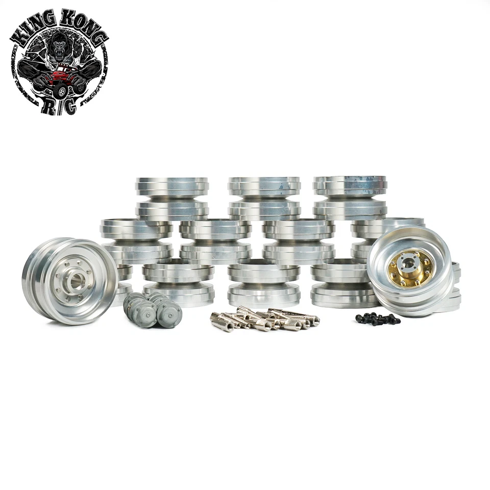 Metal Leopard Tank Road Wheels II for Tamiya 56020 1/16 Leopard 2 A6 R/C Tank - Image 1 of 4