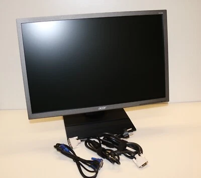 Acer 22 Zoll Monitor B226WL YMDR LED Pivot TFT VGA DVI Flachbildschirm - Bild 1 von 4