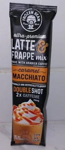 Caffeine Double Shot Caramel Macchiato Latte & Frappe Mix 1 Serving Pk - Picture 1 of 4