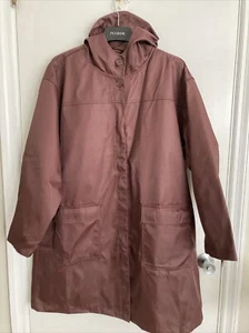 L.L Bean Women’s Coat Extra Large Plaid Lining Hooded Nylon #565 - Picture 1 of 12