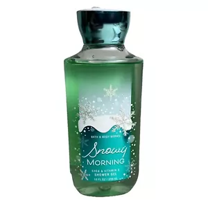 Gel de ducha Bath & Body Works Snowy Morning 10 fl oz nuevo en botella sellada - Imagen 1 de 8