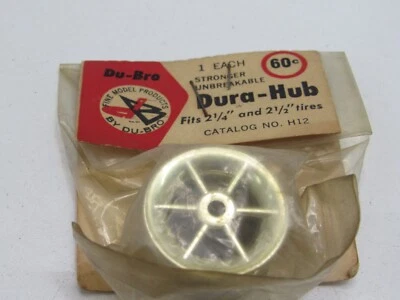 Vintage DU-BRO 2 1/4 2 1/2 " No H12 Slot Car Model  Wheel New Old Stock #TW-23 - Image 1 of 4