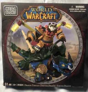 Mega Bloks World of Warcraft Dragon Turtle Building Blocks Set Rare Toy 91024 - Picture 1 of 2