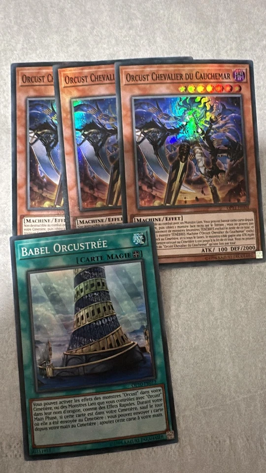 FRENCH ORCUST CORE 3X ORCUST KNIGHTMARE OP11 & 1X ORCUSTRATED BABEL OP10 SUPER - Image 1 of 1