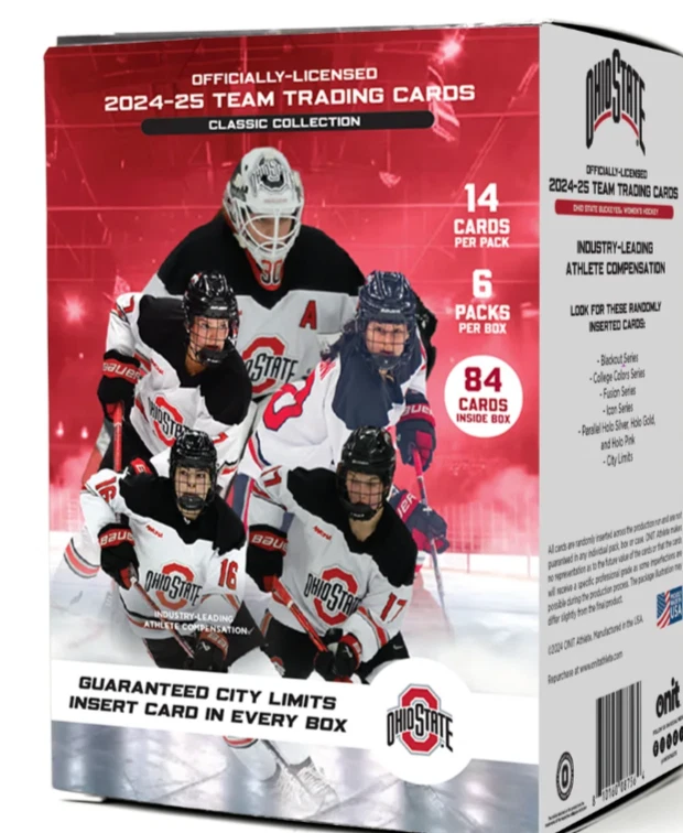 2024-25 ONIT ATLETA Ohio State Buckeyes Mujer Hockey (Elige una tarjeta) Foto 1 de 1