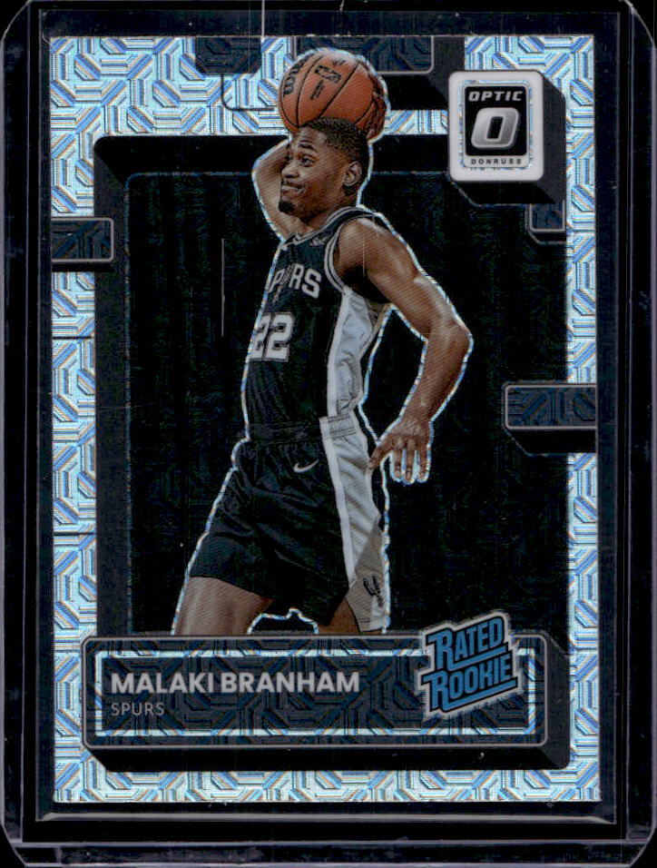 2022-23 Donruss Optic Malaki Branham Choice Prizm Rated Rookie Card RC #222