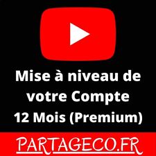 Abonnement YouTube Premium/​ Music Premium 12 MOIS | PartageCo.FR