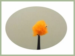 Blob Flies, 6 x Orange Eggstacy Blobs, Fly Fishing, Vibrant when wet, trout fly - Picture 1 of 1