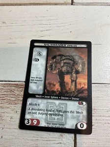Battletech - CCG - SALAMANDER PPR-5S - Rare - Mercenaries Edition - Single Card - Foto 1 di 2