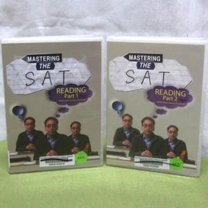 MASTERING THE SAT PRÜFUNG Lesen umfassende Lernmethode 2-DVD Set 2014 Vorbereitung - Bild 1 von 2