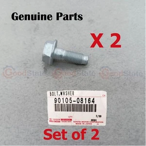 Genuine Pruis ZVW55 ZVW51 ZVW50 RAV4 ACA30 Front Disc Brake Caliper Bolt x2 - Picture 1 of 20