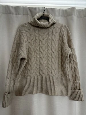 WITTY FOX | Suéter Tejido Mezcla Lana Marfil Beige Talla S Nuevo sin Etiquetas Foto 1 de 4