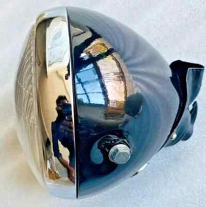 Fit For Royal Enfield Triumph BSA Ariel 7" Lucas Type Headlight Headlamp - Picture 1 of 5