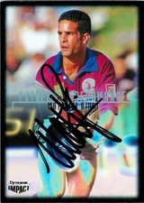 ✺Signed✺ 1995 MANLY SEA EAGLES NRL Card MATTHEW RIDGE