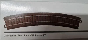 (4,59 €/1 unidad) Märklin H0 24230 vía curva R437,5 mm 30 grados construcción instalación - Imagen 1 de 2