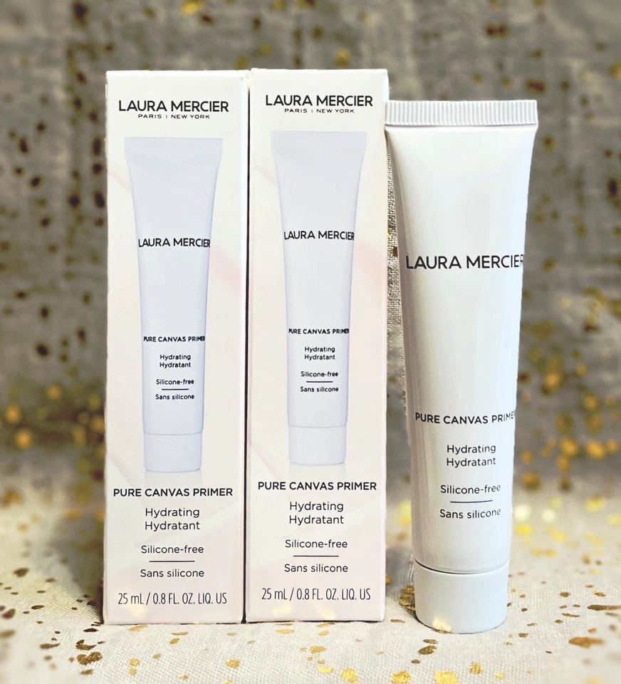 2x~Laura Mercier~Pure Canvas Primer~Hydrating~25ml / 0.8oz each~Travel Sz~NIB~ - Image 1 of 1