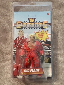 RIC FLAIR SIGNED WWE Superstars Figure!! JSA COA UNPUNCHED CARD W/ Protector - Picture 1 of 4