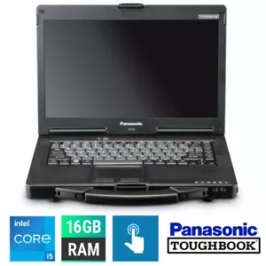 PANASONIC TOUGHBOOK CF-53 MK4 RUGGED CORE i5 Ricondizionato 14” Touch WINDOWS 10 - Imagen 1 de 2
