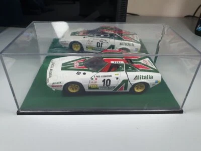 Lancia Stratos Alitalia Base Burago  1/24 Condizioni Perfette Con Scatola - Immagine 1 di 3