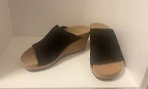 Birkenstock Papillio Namica Black Suede Narrow Size 36 EU 5-5.5 US NEVER WORN - Picture 1 of 8