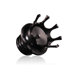 Motorcycle Crown Style Fuel Gas Tank Cap Right-hand Thread Decorative For Harley - Imagen 1 de 9
