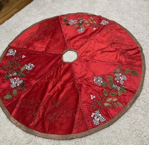 Mackenzie Childs Retired Neiman Marcus Tree Skirt - Picture 1 of 3