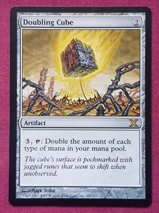 Magic The Gathering 10ª EDICIÓN CUBO DOBLE artefacto tarjeta Magic The Gathering Magic The Gathering - Imagen 1 de 2