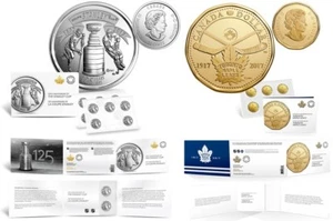 Stanley Cup 125th Anniversary & Toronto Maple Leafs Anniversary Coin Packs - Foto 1 di 12