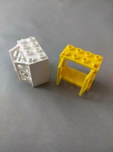 LEGO 2X4X3 marcos de ventana con paneles - amarillo/blanco - ¡Nuevo! - Imagen 1 de 2
