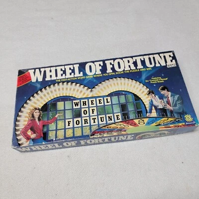 Vintage Wheel of Fortune Board Game Pressman 1985 Original Complete Used - Image 1 of 4