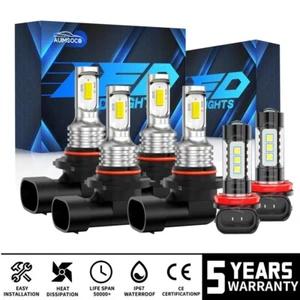 For 2007-2013 Mitsubishi Outlander Utility 4-Door 2.4L LED Headlight Bulbs Fog - Picture 1 of 18
