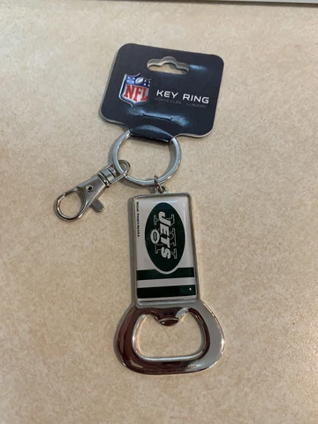 New York Jets NFL  Key Ring/Bottle Opener by Wincraft NEW! Cover