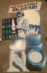Vintage Corona Extra Pilot Standee Standup Cutout - Picture 1 of 2