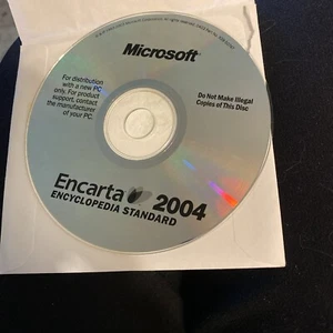 Microsoft Encarta Encyclopedia 2004 CD Standard  Dell - Picture 1 of 4
